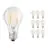 Multipack 10x Ledvance Classic LED E27 Pear Filament Clear 7.5W 1055lm - 827 Extra Warm White | Dimmable - Replaces 75W